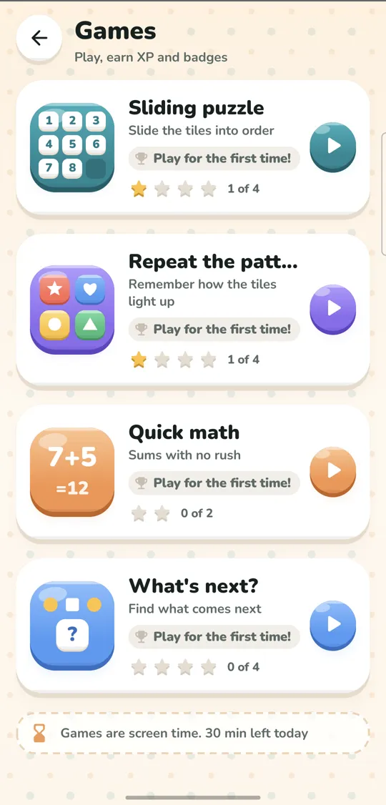 Bilipito Kids: развивающие игры